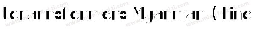 torannsformers Myanmar ( Line Line字体转换
